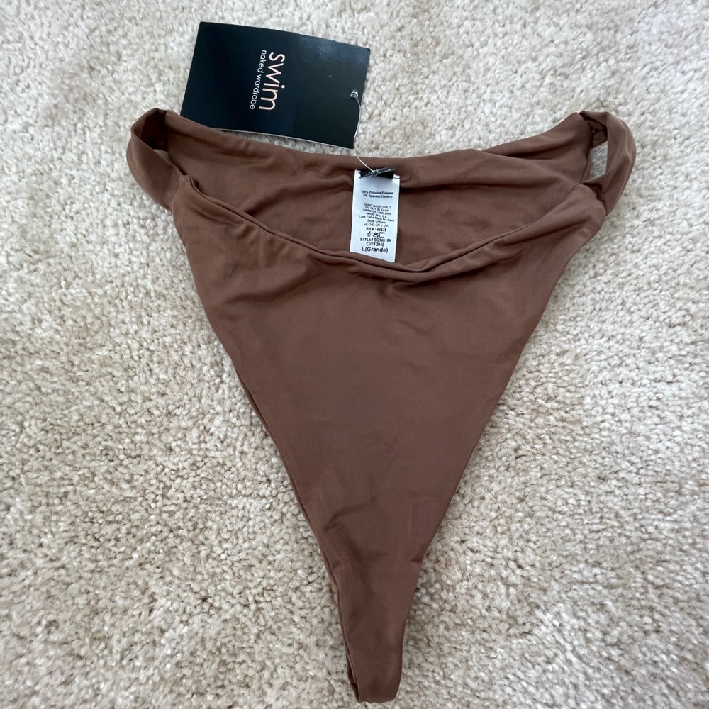 Naked Wardrobe thong swim bottoms